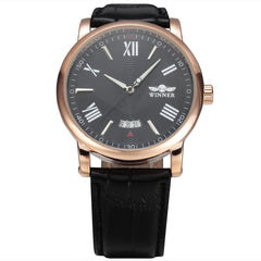 Automatic Mechanical Watch Auto Date Dial - agowatches