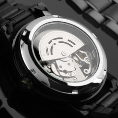 Black Skeleton Designer Watch - agowatches