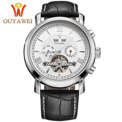 Business Skeleton Tourbillon Wrist Watch - agowatches