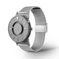 Magnetic Ball Show Stainless Steel Men Watch - agowatches