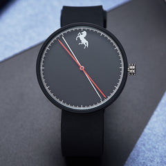 Business male watches silicone Minimalist Wristwatch - agowatches