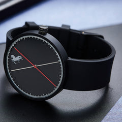Business male watches silicone Minimalist Wristwatch - agowatches