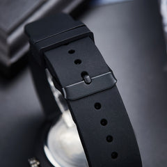 Business male watches silicone Minimalist Wristwatch - agowatches